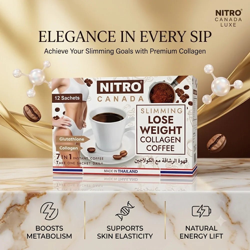 Nitro Canada Slimming Lose Weight Collagen Coffee 7 in 1 Instant Coffee - Married Life App