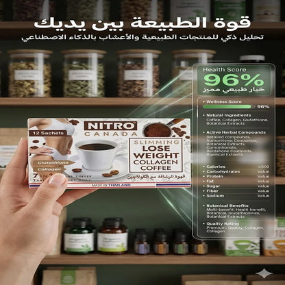 Nitro Canada Slimming Lose Weight Collagen Coffee 7 in 1 Instant Coffee 