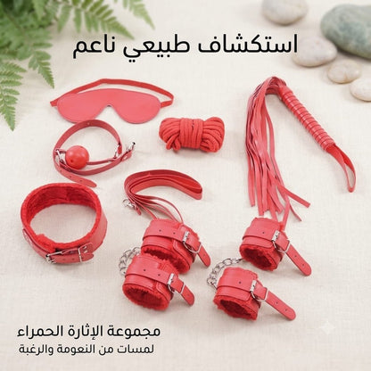 BDSM Restraint Set BDSM Bondage Kit - Pink - AsrarHawa