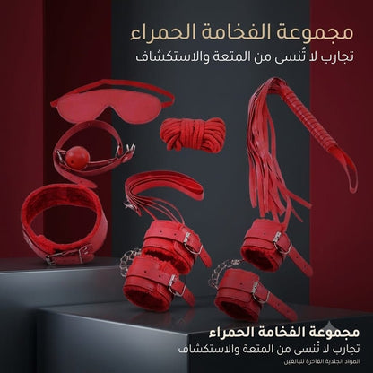 BDSM Restraint Set BDSM Bondage Kit - Pink - AsrarHawa