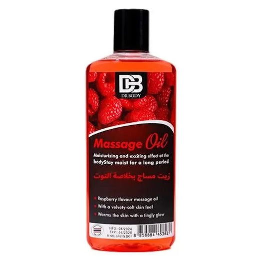 DR BODY Massage Oil - Moisturizing & Exciting Raspberry Flavour - Married Life App
